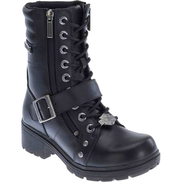 Harley-Davidson Shoes - Women’s HARLEY DAVIDSON Talley Ridge 7.25" Motorcycle Boots D83878- Size 6
